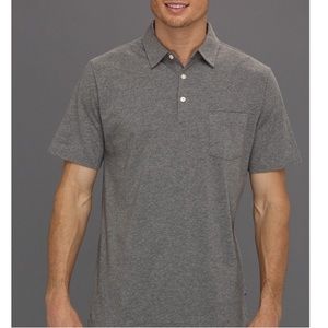 Patagonia - gray organic cotton polo shirt size M